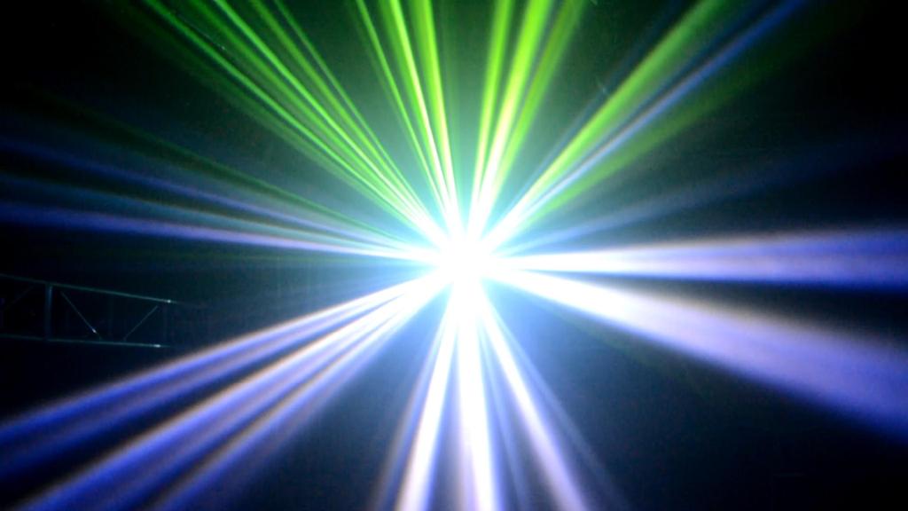 Moving Head Light:Two Prisms, 3D effect, Touch screen